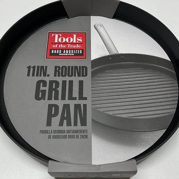 🔥 Hard-Anodized 11" Round Grill Pan, Created for Macy's🔥 - Picture 2 of 6